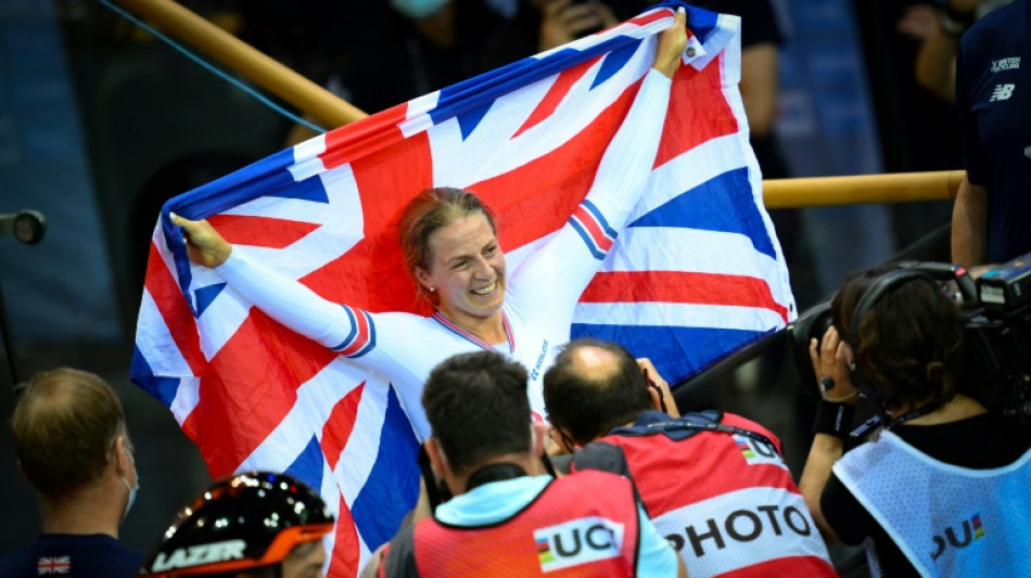 Britain's Neah Evans wins points race gold at cycling worlds