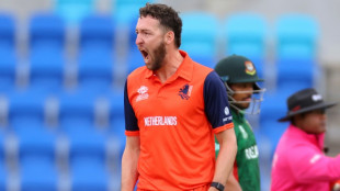 Bangladesh held to 144-8 as Van Meekeren equals record  