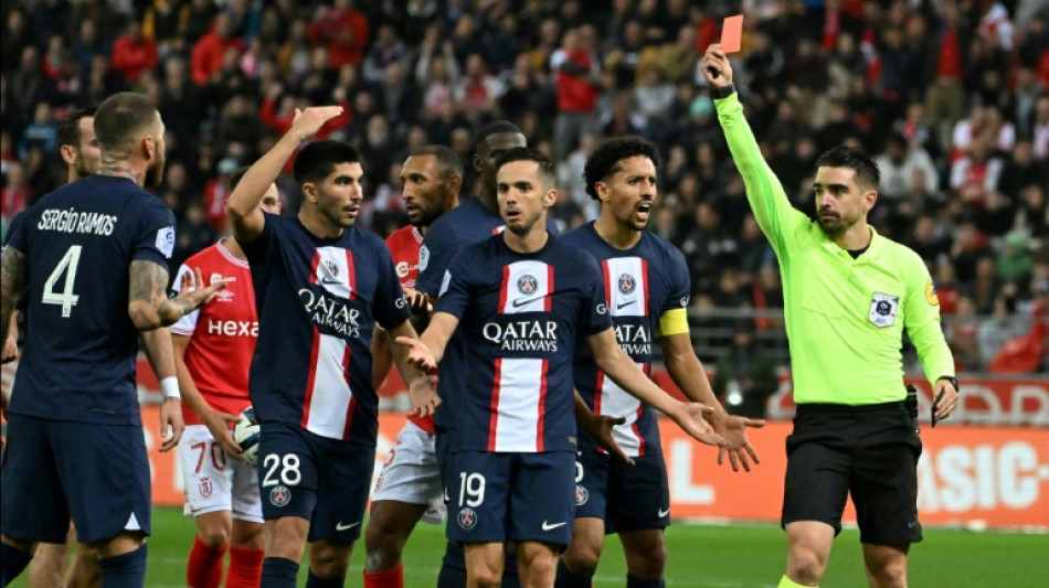 PSG rescue point at Reims after Ramos sees red for 28th time