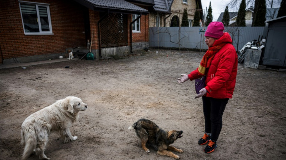 A Irpin, banlieue fant&ocirc;me de Kiev, une poign&eacute;e d'irr&eacute;ductibles refuse de partir