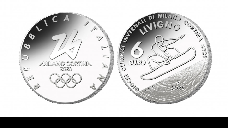 Emesse due monete per celebrare Milano Cortina 2026