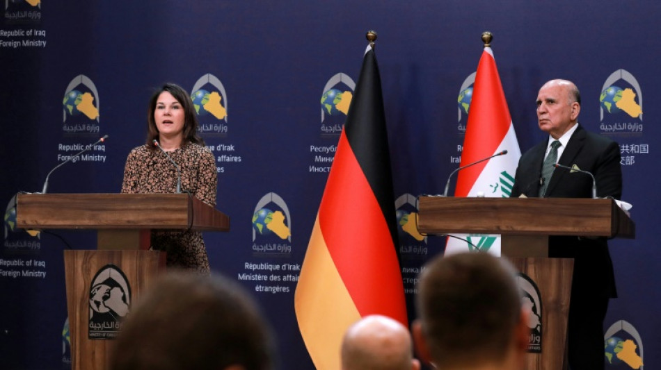 Baerbock sichert bei Besuch in Bagdad dem Irak weitere deutsche Unterst&uuml;tzung zu
