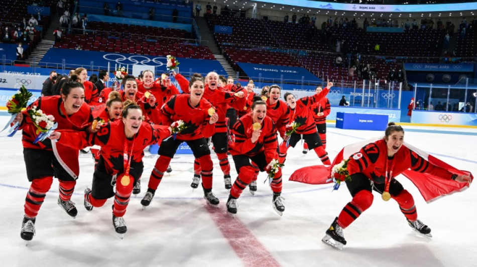 JO-2022: le Canada renoue avec l'or du hockey sur glace femmes apr&egrave;s l'affront de 2018