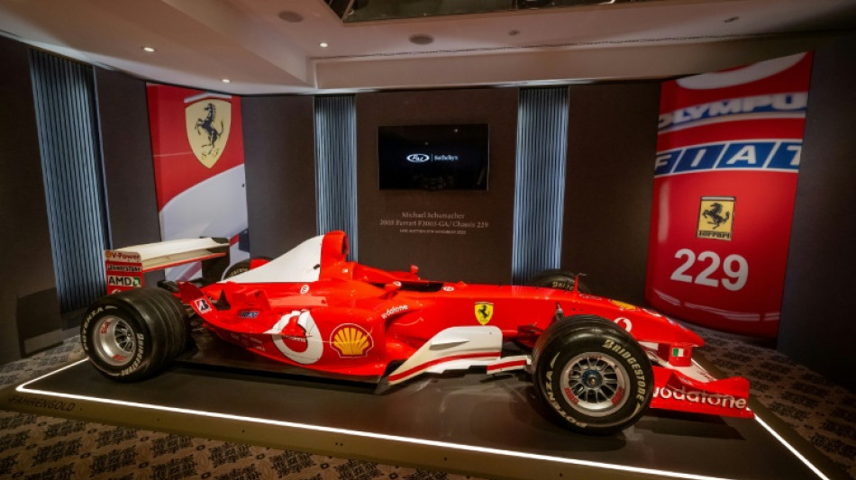 Schumacher Ferrari fetches record $15 mn at auction