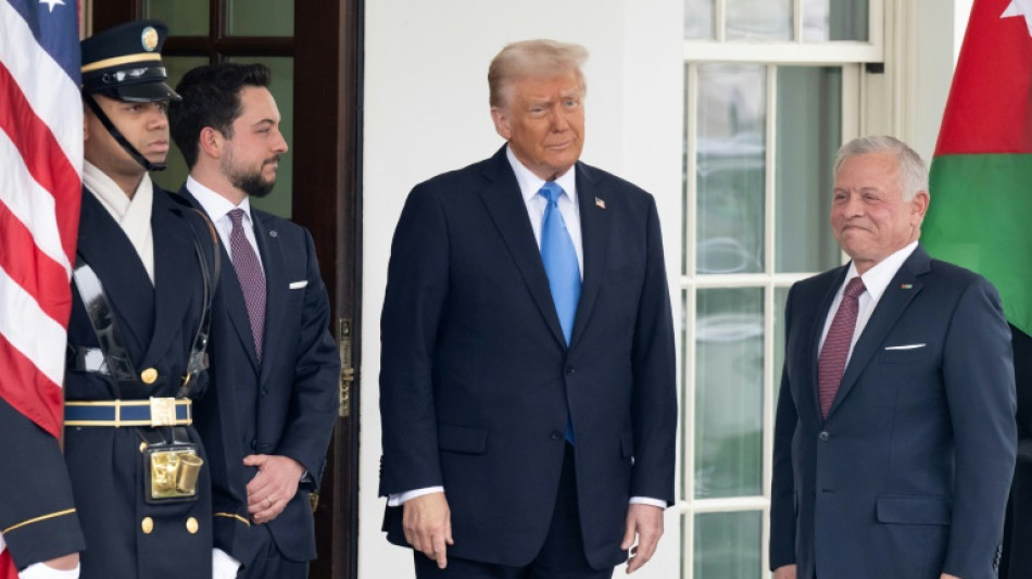 Re&ccedil;u par Trump, le roi de Jordanie r&eacute;it&egrave;re sa "ferme opposition" &agrave; son plan pour Gaza